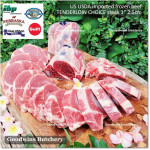 Beef Eye Fillet Mignon Has Dalam TENDERLOIN frozen USDA US choice BLUERIBBON steak 1" 2.5cm 150-250 g/pc (price/500g 2-3pcs)